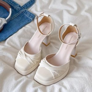French Sweet Mary Jane Heels