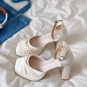 French Sweet Mary Jane Heels