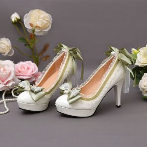Blossom Pearl Bow Heels