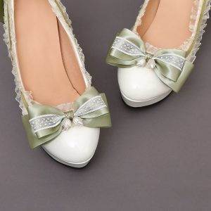 Blossom Pearl Bow Heels