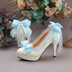 Blossom Pearl Bow Heels