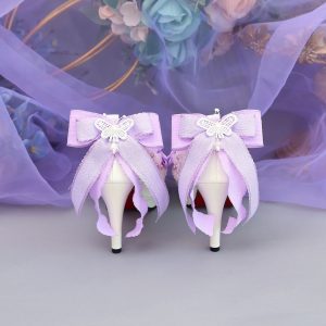 Lavender Pearl Lolita Heels