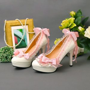 Baby Pink Fairy Heels
