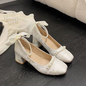 Oriental Chic Mary Janes