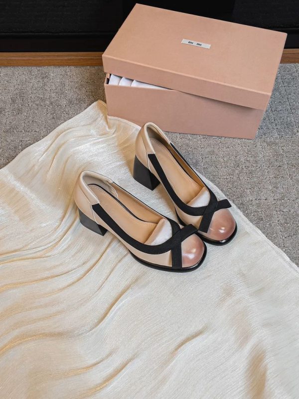 Oriental Bow Mary Jane Heels