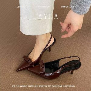 Chic Minimal Slingback Heels