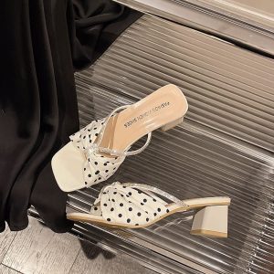 Chic Open-Toe Stiletto Heels