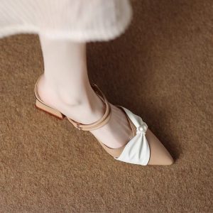 French Pointed Mule Heels
