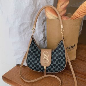 Mocha Saddle Charm Bag