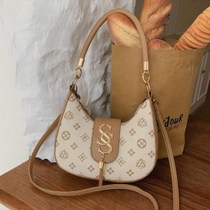 Mocha Saddle Charm Bag