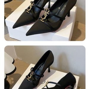 YSL Ruby Crystal Heels