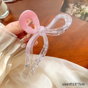Pink Bloom Hair Claw