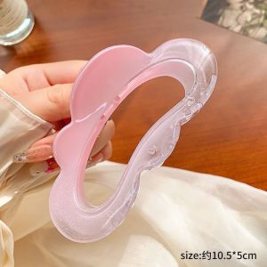 Pink Bloom Hair Claw