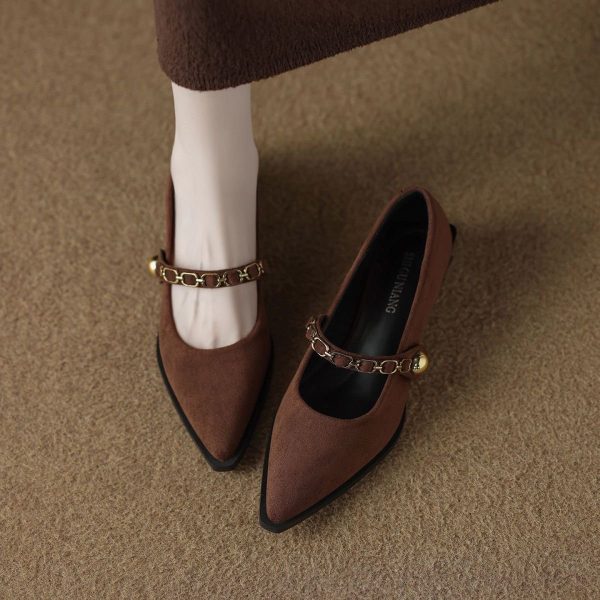 Velour Muse Pumps