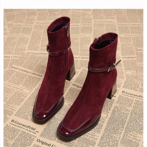 Noir Avenue Ankle Boots