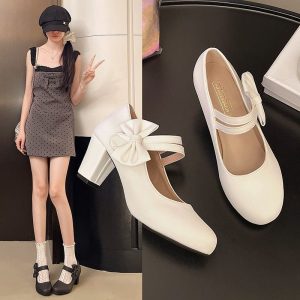 Princess Bow Mary Jane Heels