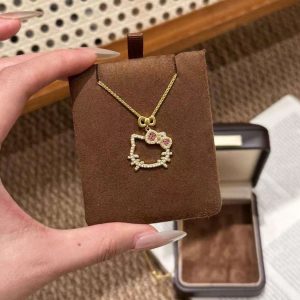 Kitty Crystal Necklace