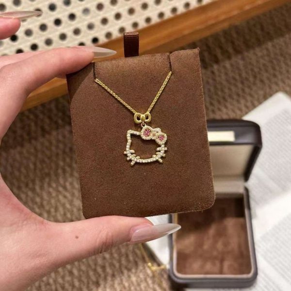 Kitty Crystal Necklace