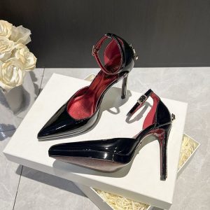 Queen Scepter Patent Heels