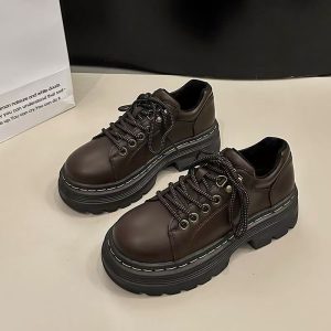 Chestnut Oxford Mary Janes