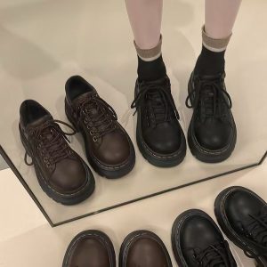 Chestnut Oxford Mary Janes