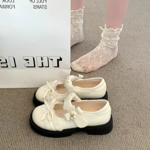 Ballet Bow Mary Jane Shoes