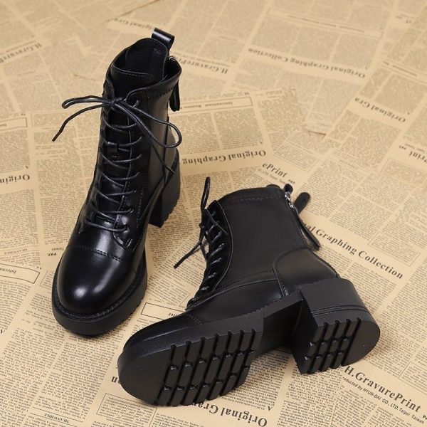 British Brown Ankle Boots