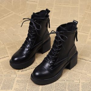 British Brown Ankle Boots