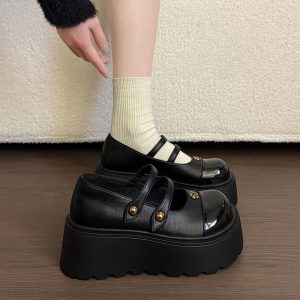 Camellia Mary Jane Platform Shoes