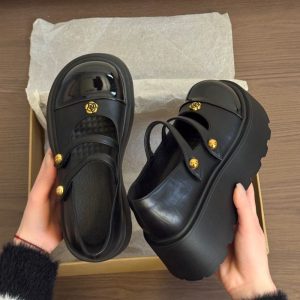 Camellia Mary Jane Platform Shoes