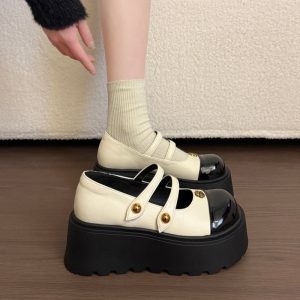 Camellia Mary Jane Platform Shoes