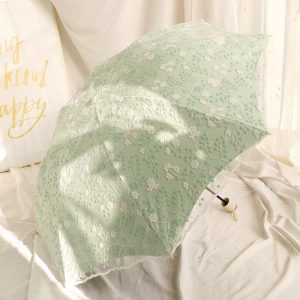 Lace Embroidery Sun Umbrella