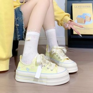 Campus Bow Canvas Sneakers