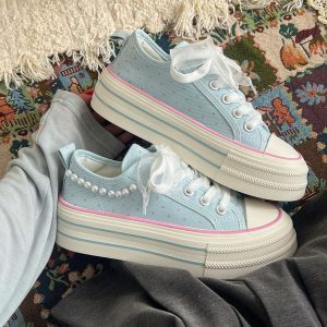 Pearl Platform Sneakers