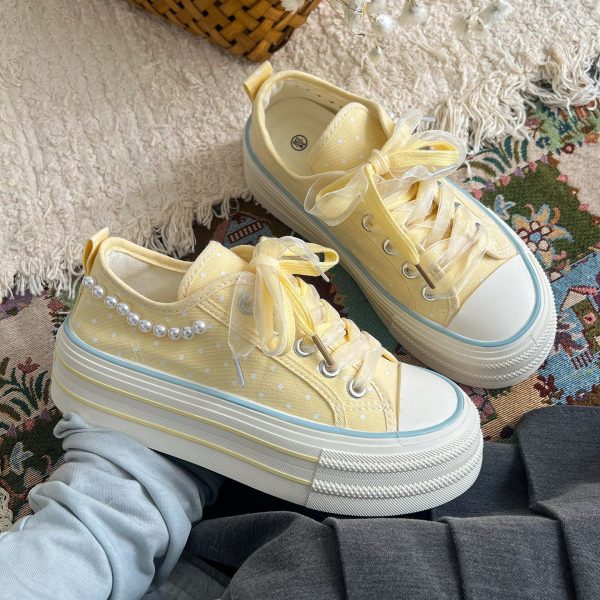 Pearl Platform Sneakers