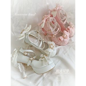 Dreamy Bow Platform Heels