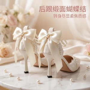 Handmade Lolita Lace Heels