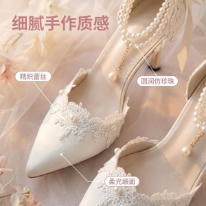 Handmade Lolita Lace Heels