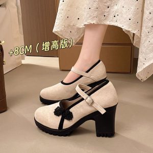 Chinese Elegance Mary Jane Heels