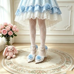 Moonlit Floral Lolita Heels
