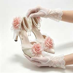 Moonlit Floral Lolita Heels