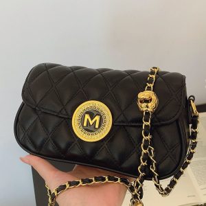Quilted Chain Square Bag