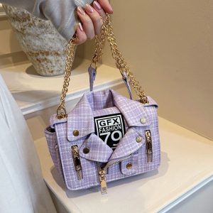 Jacket Style Mini Bag