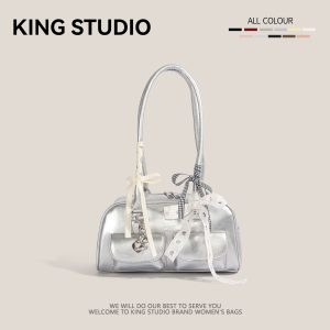 Ribbon Bow Bowling Bag