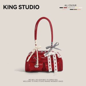Ribbon Bow Bowling Bag