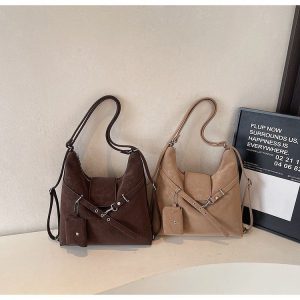 Vintage Suede Multiway Tote Bag