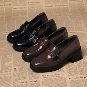 British Square-Toe Loafers