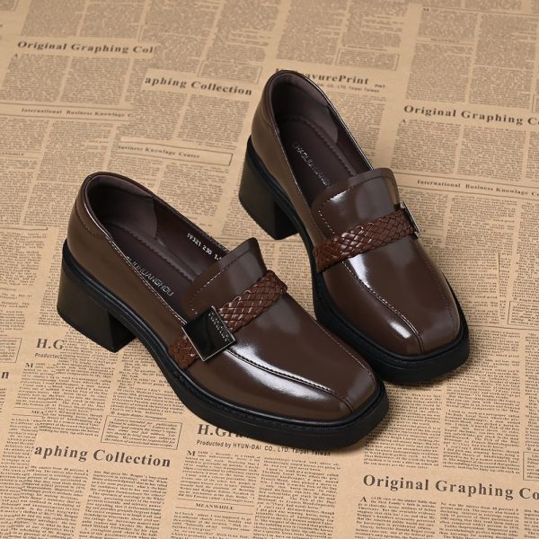 British Square-Toe Loafers