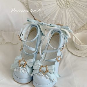 Dreamy Bow Platform Heels