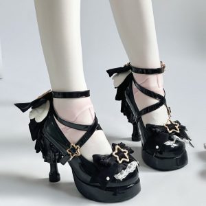 Dreamy Bow Platform Heels